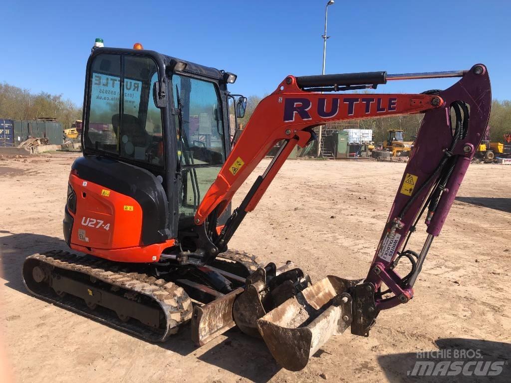 Kubota U 27-4 小型挖土機/掘鑿機<7t(小型挖掘機)