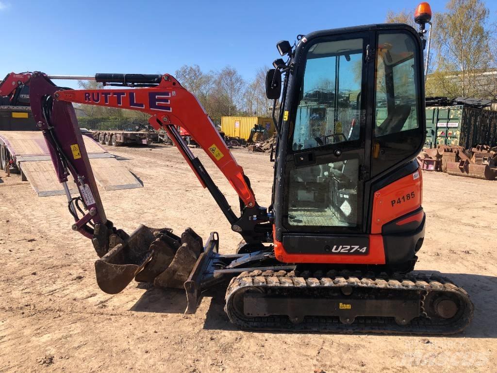 Kubota U 27-4 小型挖土機/掘鑿機<7t(小型挖掘機)