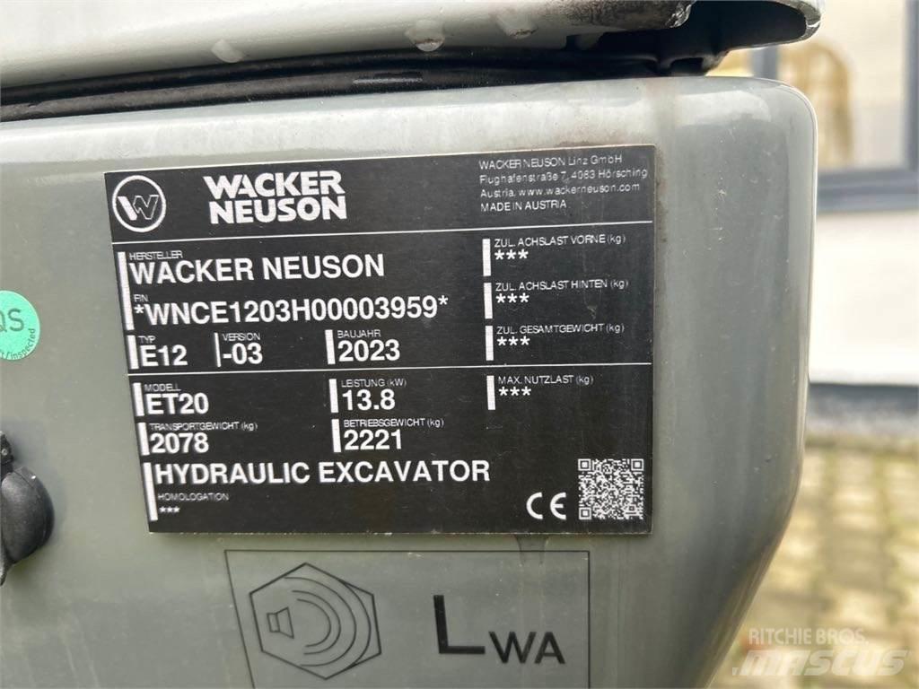 Wacker Neuson ET20 履帶式 挖土機/掘鑿機/挖掘機