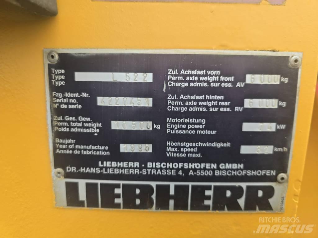 Liebherr L 522 曳引機