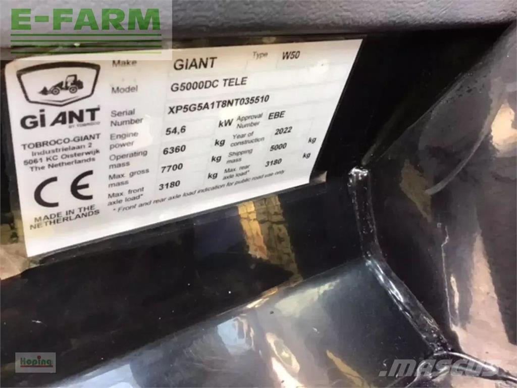 GiANT g5000 tele 小型挖土機/掘鑿機<7t(小型挖掘機)