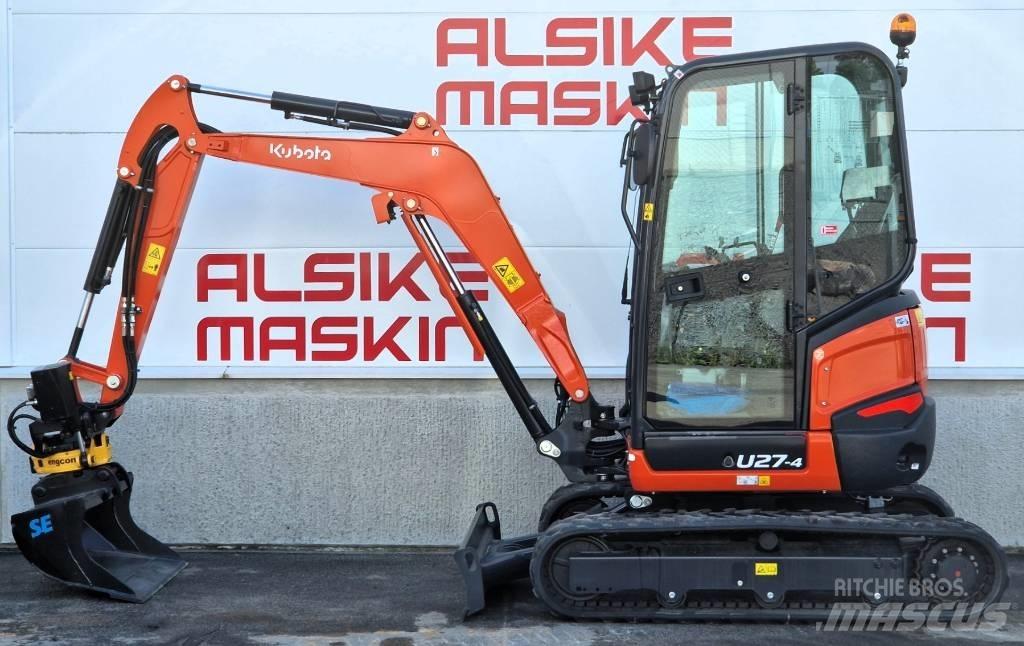 Kubota U 27-4 小型挖土機/掘鑿機<7t(小型挖掘機)