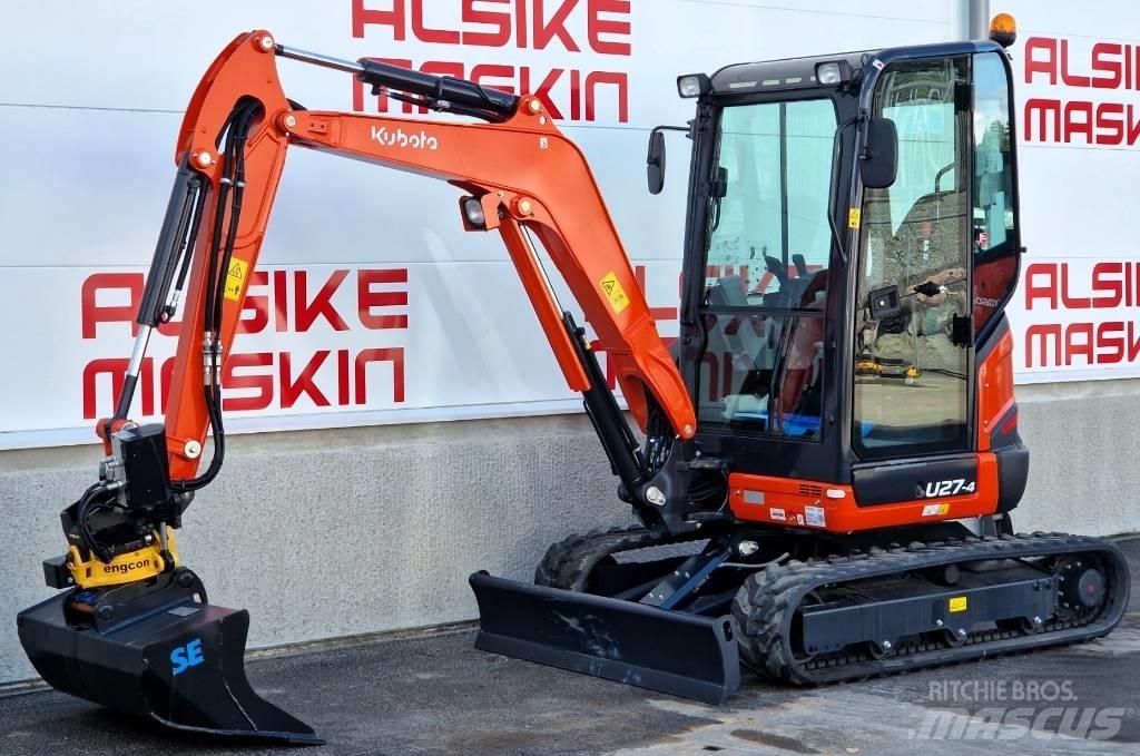 Kubota U 27-4 小型挖土機/掘鑿機<7t(小型挖掘機)
