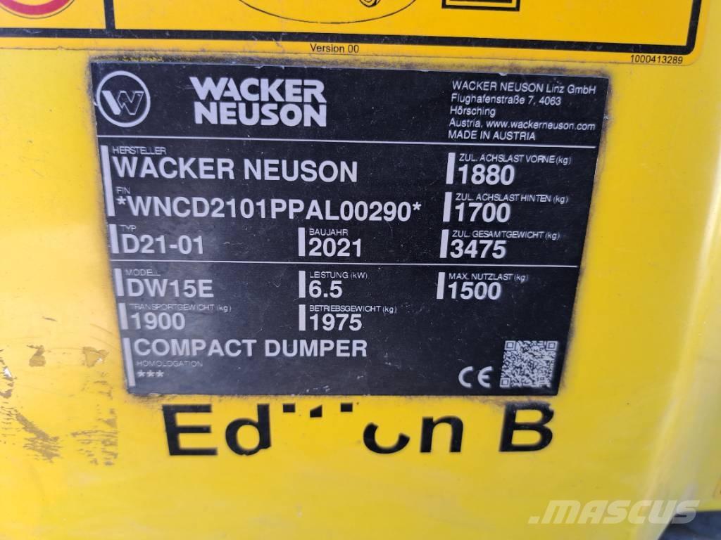 Wacker Neuson DW15e 側卸礦車