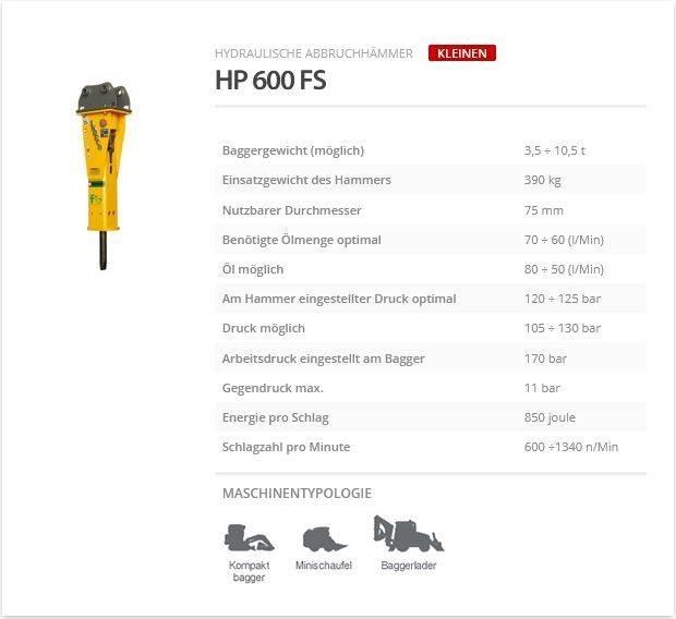 Indeco HP 600 FS 鐵鎚/碎石機