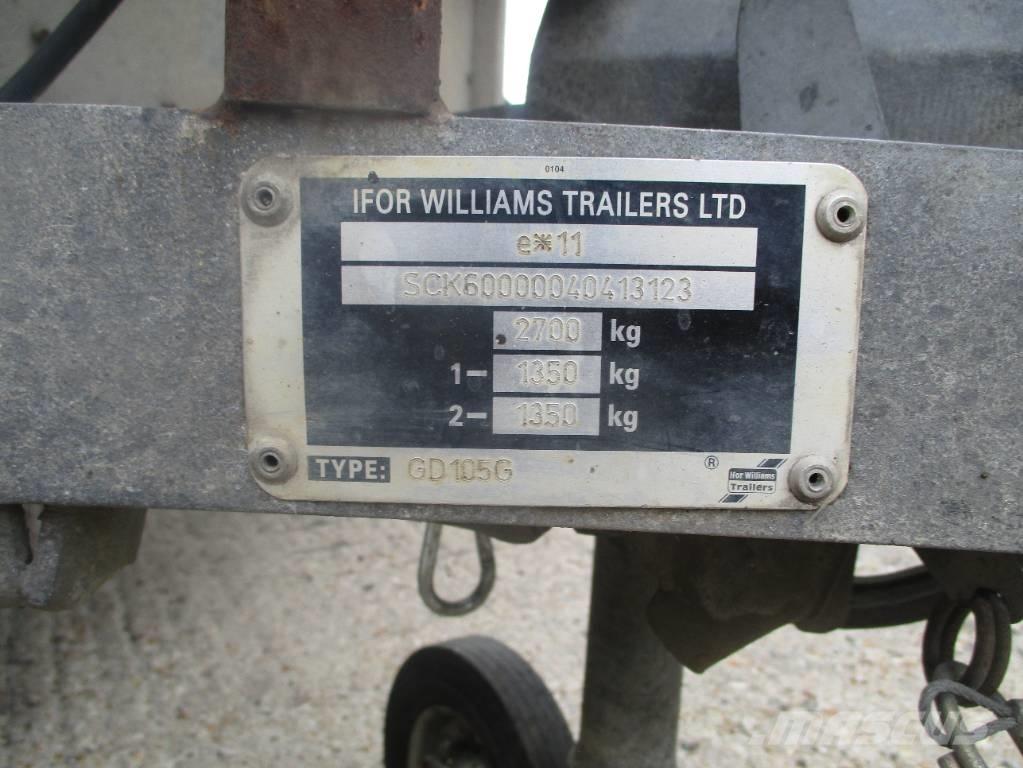 Ifor Williams GD105G 平板式/側卸式拖車
