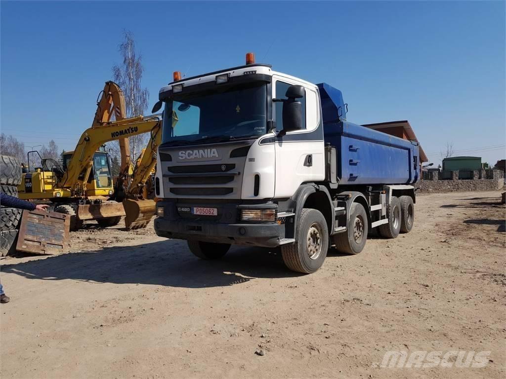 Scania G480 8x4 裝載運輸卡車