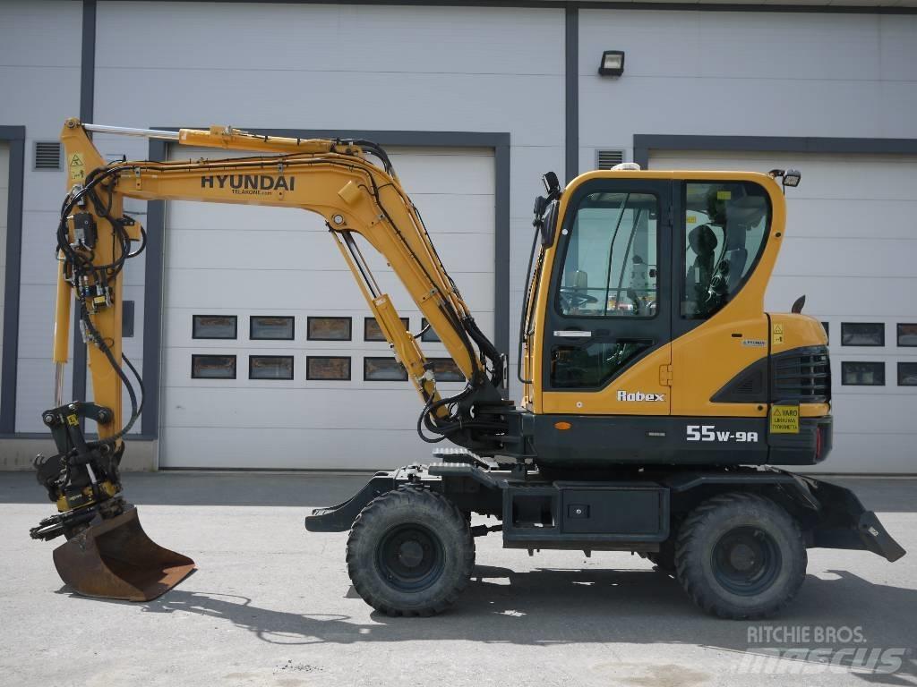 Hyundai R 55W-9A 旋轉式挖土機/掘鑿機/挖掘機