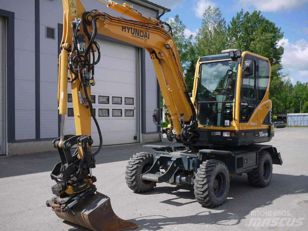 Hyundai R 55W-9A 旋轉式挖土機/掘鑿機/挖掘機