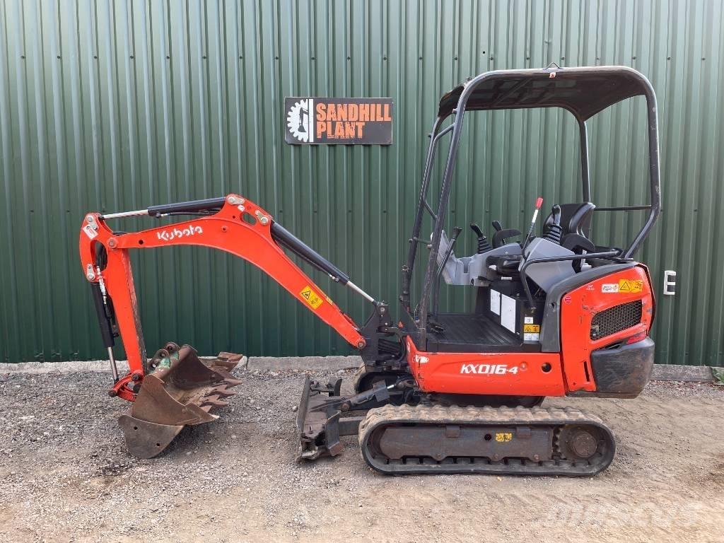 Kubota KX 016-4 小型挖土機/掘鑿機<7t(小型挖掘機)