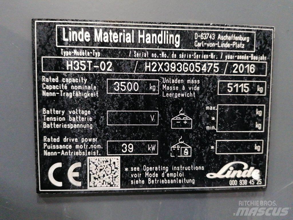 Linde H35T-02 液化石油氣LPG卡車