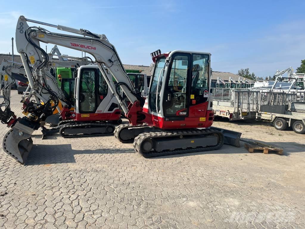 Takeuchi TB 260 小型挖土機/掘鑿機<7t(小型挖掘機)