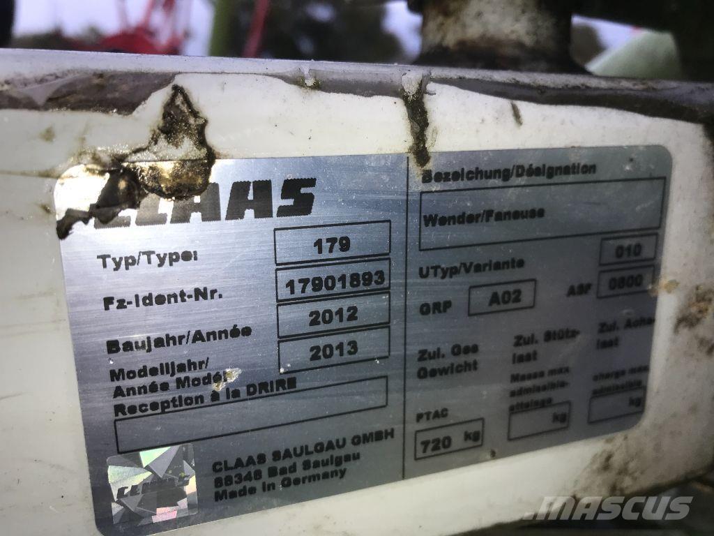 CLAAS Volto 58 耙與翻草機