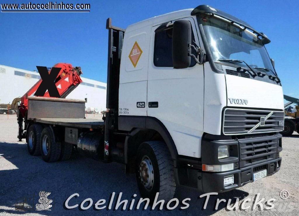 Volvo FH12 420 6x4 平板式/側卸式卡車