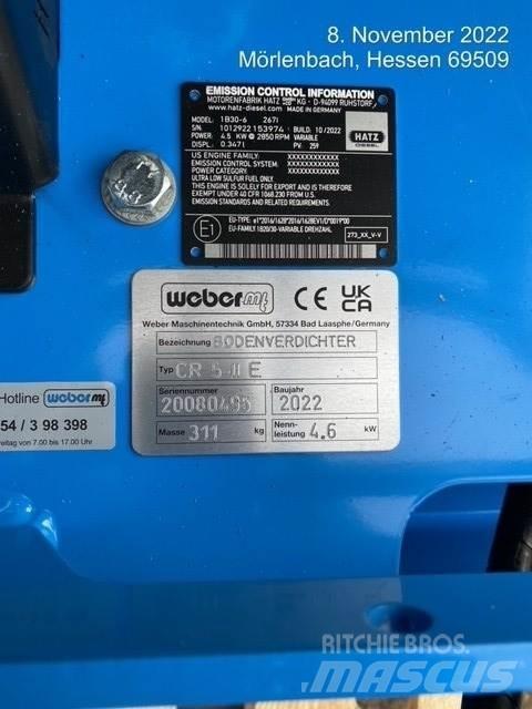 Weber CR5-II E 夯實機(夯土機)