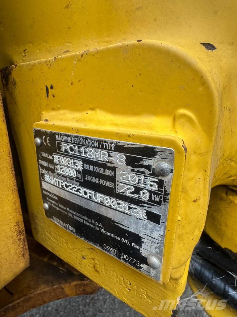 Komatsu PC 118 MR-8 履帶式 挖土機/掘鑿機/挖掘機