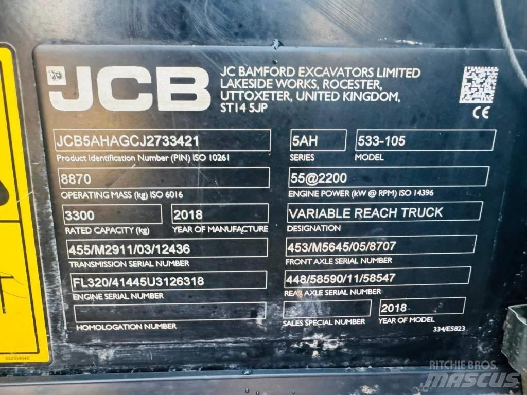 JCB 533-105 伸縮臂操作車