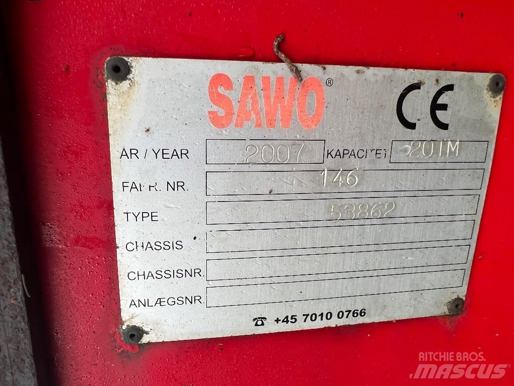 Hiab 20tm Krankonsol 裝載起重機