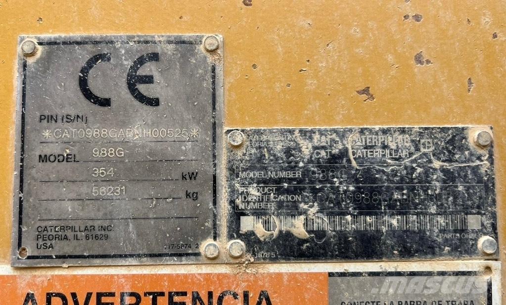 CAT 988 G 輪胎式裝載機