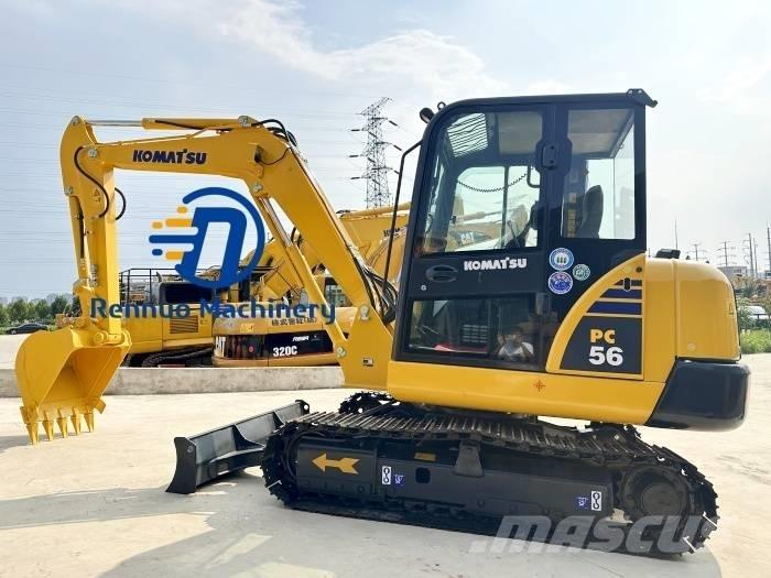 Komatsu PC 56 小型挖土機/掘鑿機<7t(小型挖掘機)