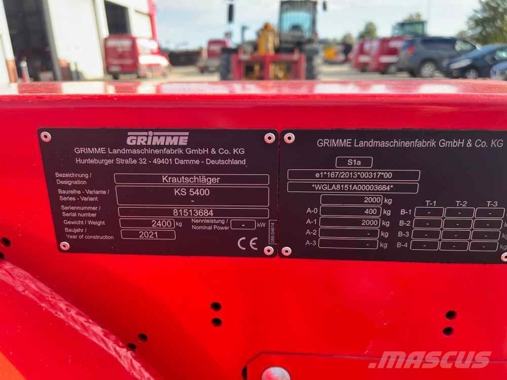 Grimme KS 5400 馬鈴薯設備 - 其他