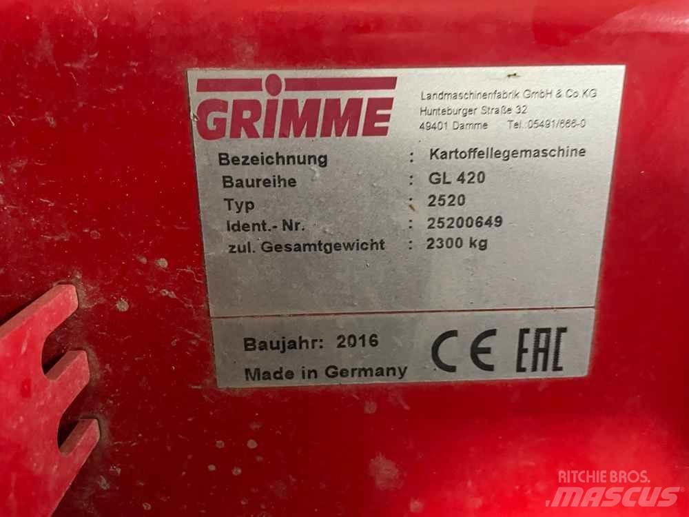 Grimme GL 420 馬鈴薯種植機