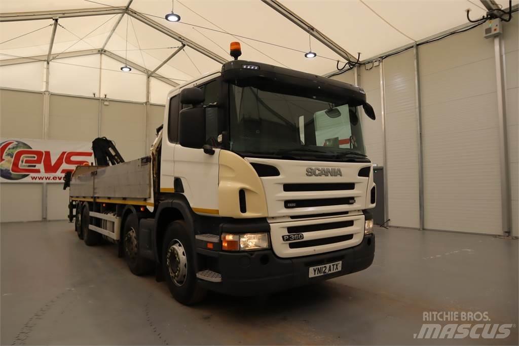 Scania P360 DROPSIDE REAR 越野起重機