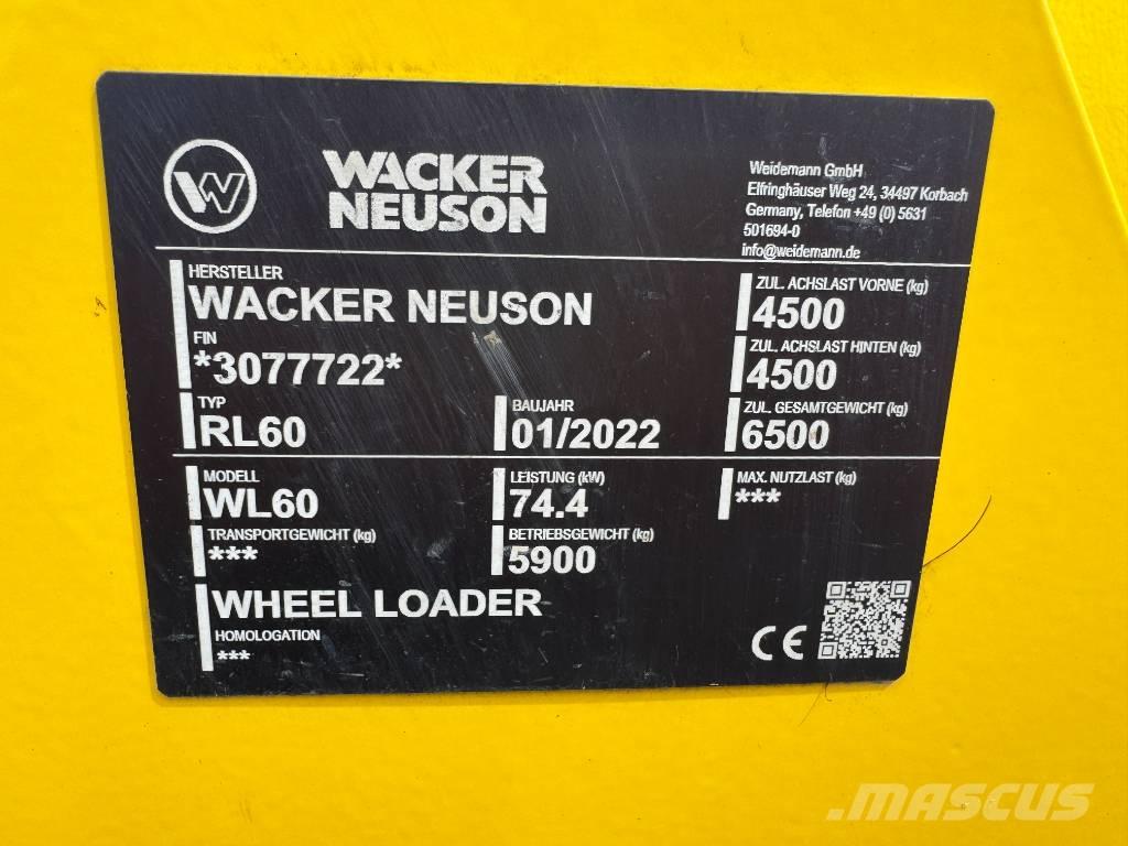 Wacker Neuson WL60 輪胎式裝載機