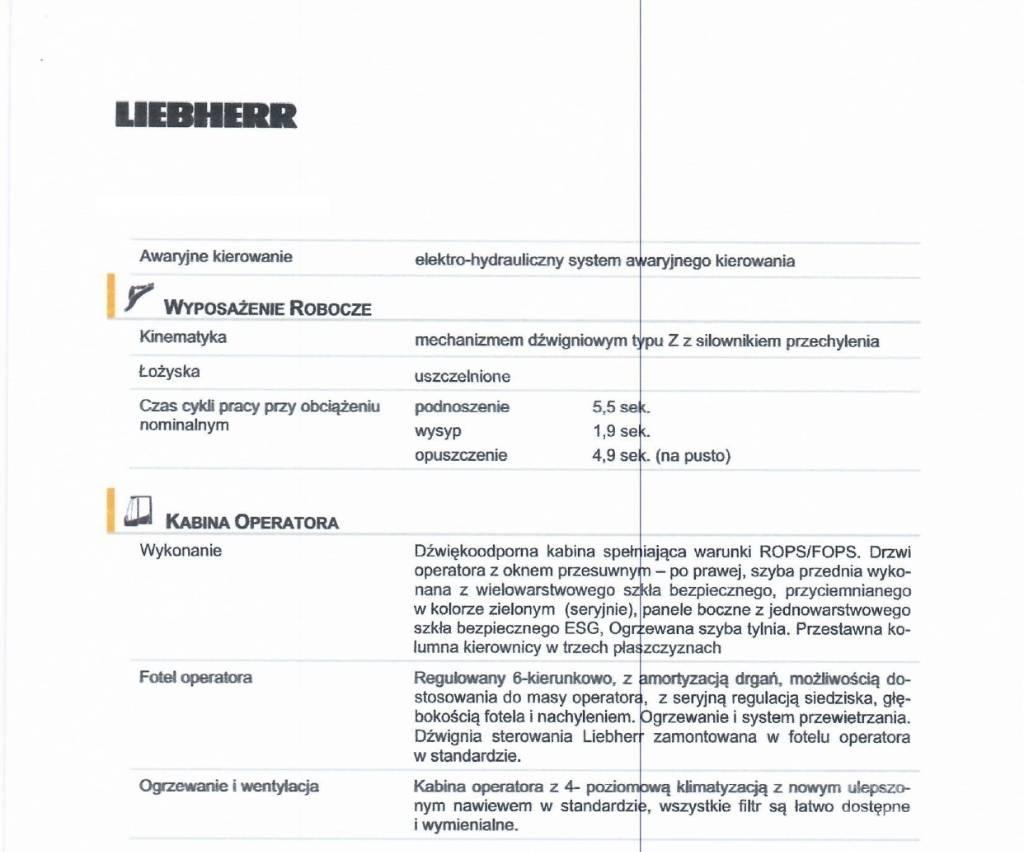 Liebherr L 538 輪胎式裝載機