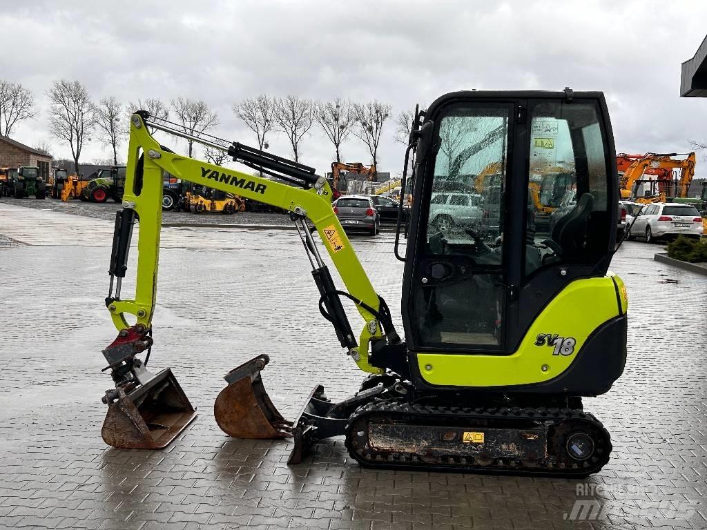 Yanmar SV 18 小型挖土機/掘鑿機<7t(小型挖掘機)