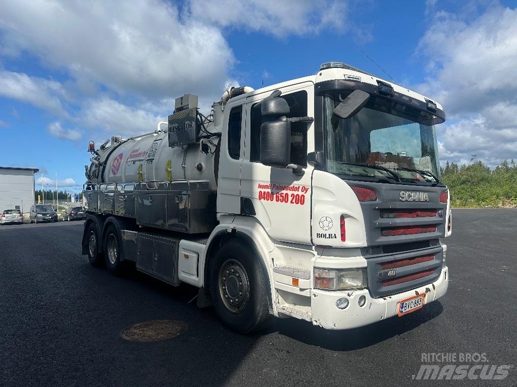 Scania P340 6x2*4 組合/真空油槽車