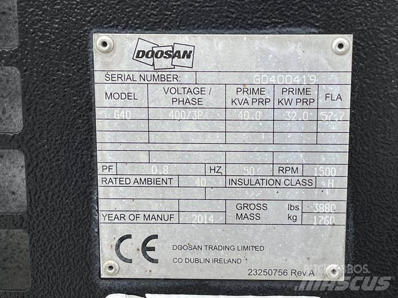 Doosan G 40 柴油發電機