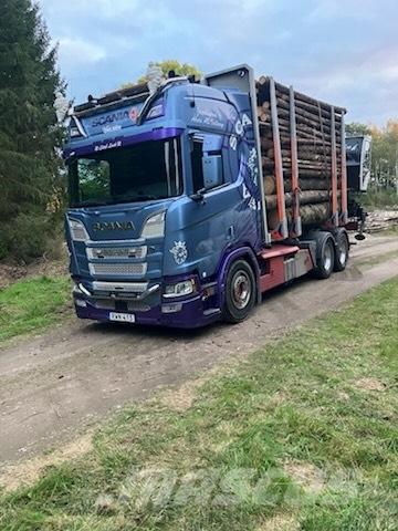 Scania R650B6X4NB 木材貨車