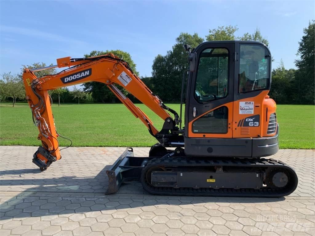 Doosan DX63-3 小型挖土機/掘鑿機<7t(小型挖掘機)