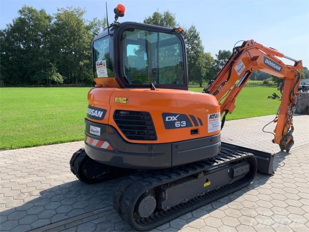 Doosan DX63-3 小型挖土機/掘鑿機<7t(小型挖掘機)