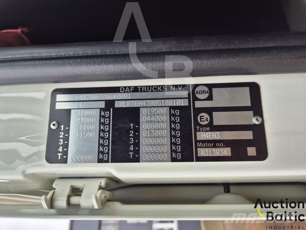 DAF XF 480 FT 曳引機組件