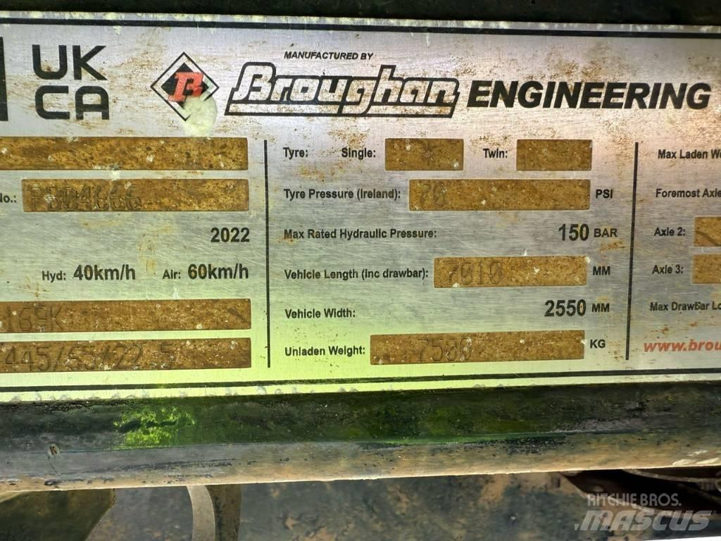 Broughan B 20 傾卸式拖車