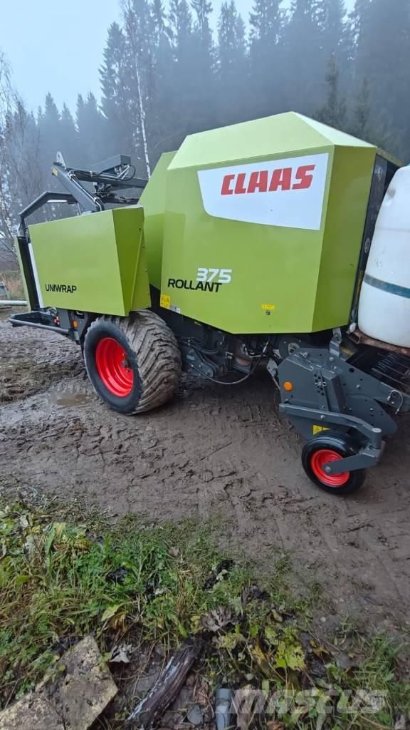 CLAAS 375 Uniwrap 圓型牧草打包機