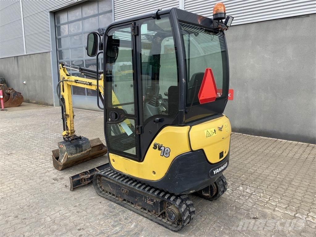 Yanmar SV18 旋轉式挖土機/掘鑿機/挖掘機
