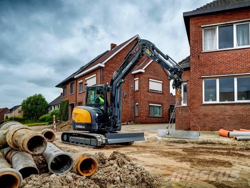 Hyundai HX 55 ACR 小型挖土機/掘鑿機<7t(小型挖掘機)