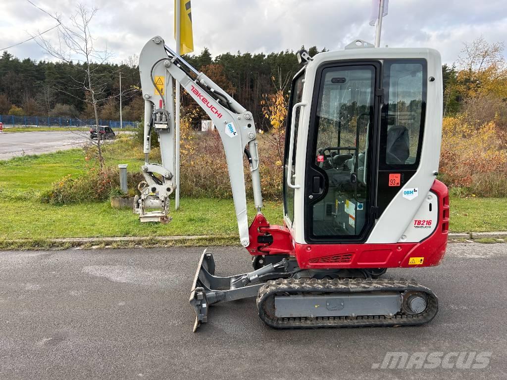Takeuchi TB 216A V4 小型挖土機/掘鑿機<7t(小型挖掘機)
