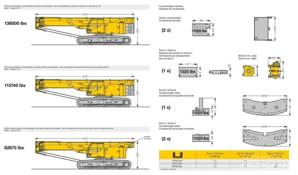 Liebherr LTR1060 履帶式起重機