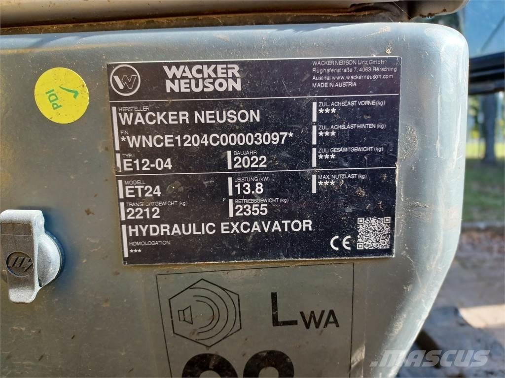 Wacker Neuson ET24 履帶式 挖土機/掘鑿機/挖掘機