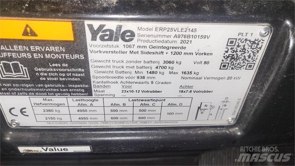 Yale ERP25VL 2021 電動堆高機
