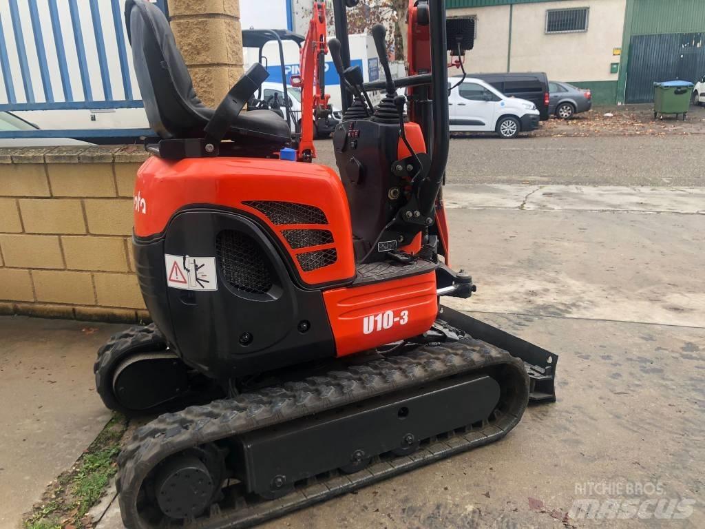 Kubota U 10-3 小型挖土機/掘鑿機<7t(小型挖掘機)