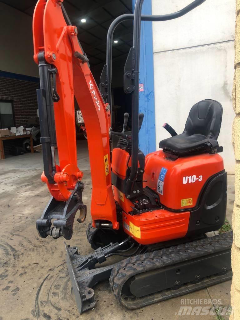 Kubota U 10-3 小型挖土機/掘鑿機<7t(小型挖掘機)