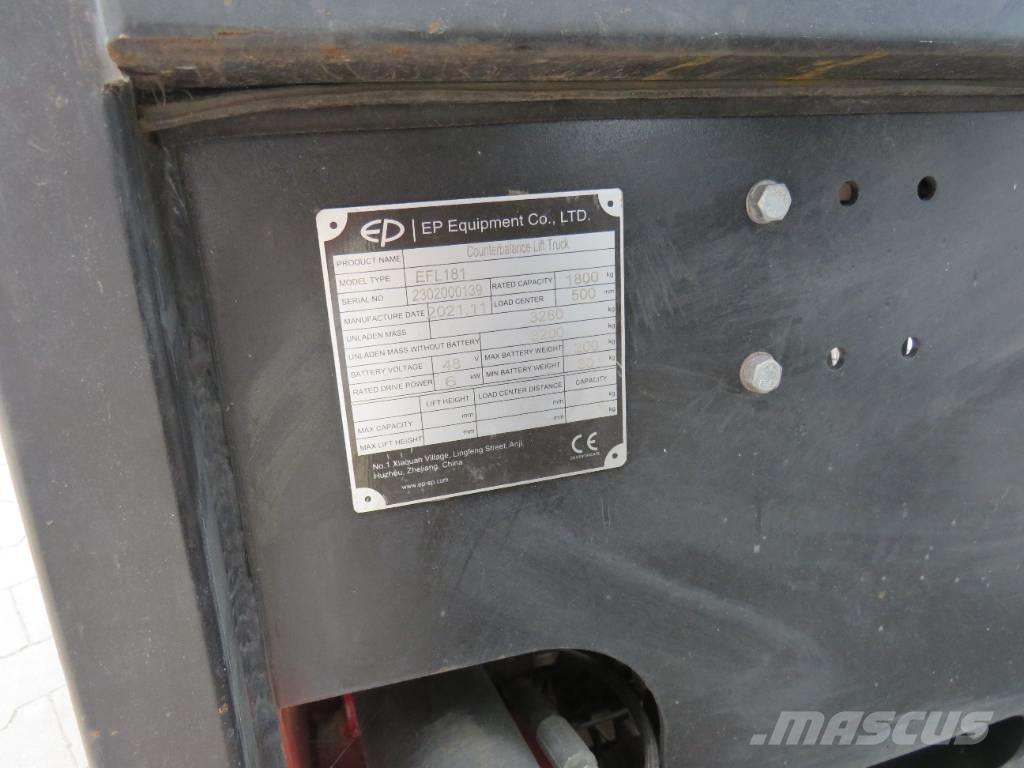 EP EFL 181 電動堆高機