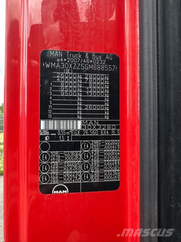 MAN TGX 26.560 6x4 曳引機組件