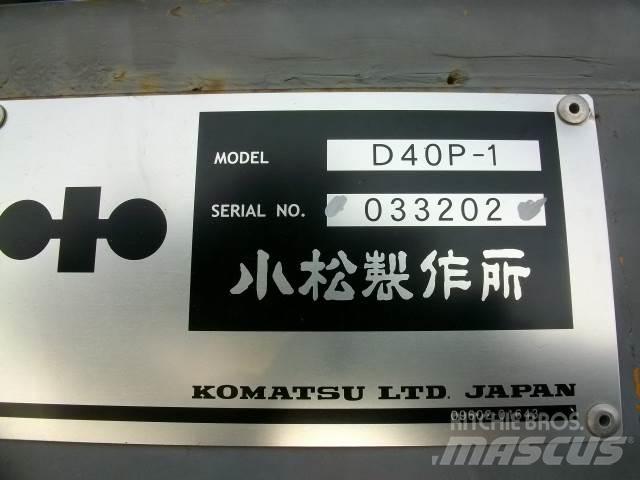 Komatsu D 40 P 履帶推土機