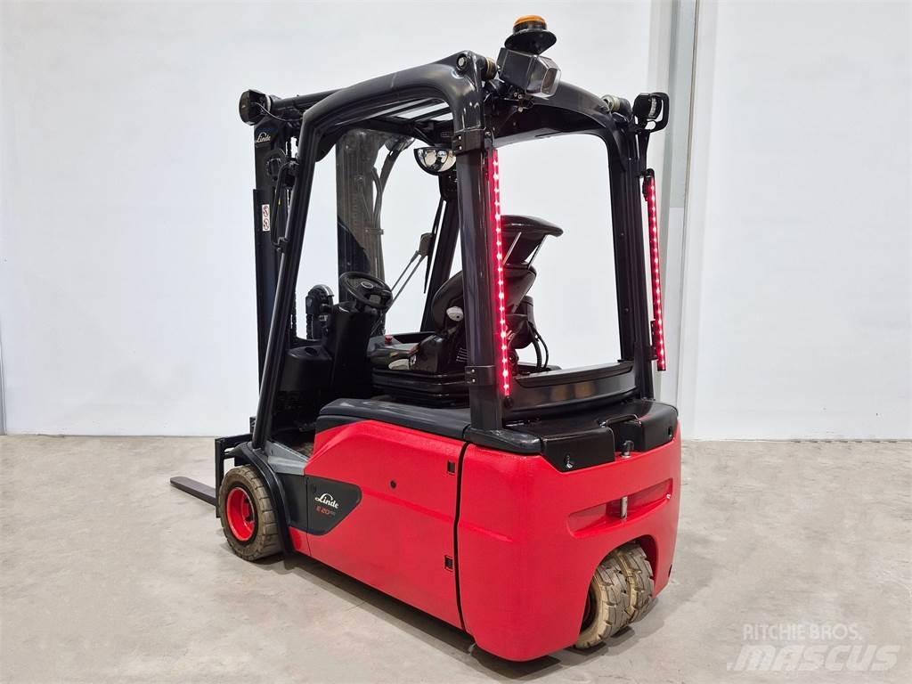 Linde E20L 02 386 電動堆高機